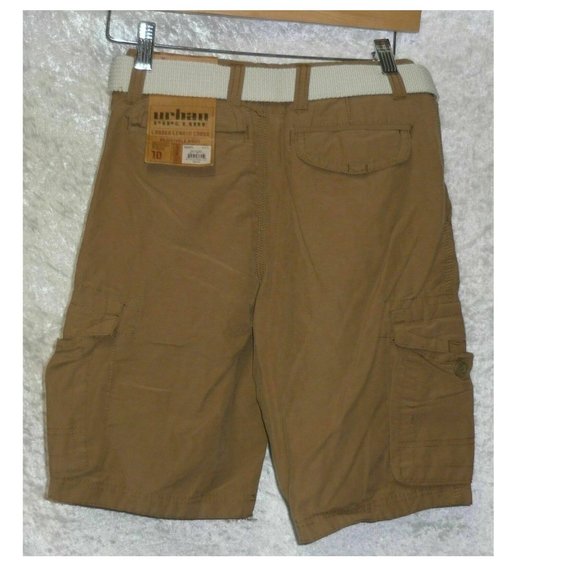 Boy's Cargo Shorts Urban Pipeline belted size 10, 18 NEW - Picture 5 of 7